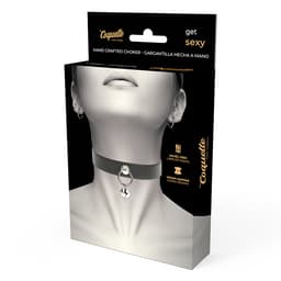 Coquette Chic Desire Halsband, Rückansicht mit Druckknopf-Verschluss