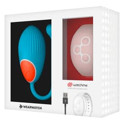 Wearwatch Egg mit WatchMe-Smartwatch am Handgelenk – Studioaufnahme