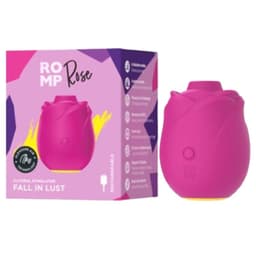 ROMP Rose rosenförmiger Klitoris-Druckwellenvibrator, im Badezimmer, wasserdicht nach IPX7