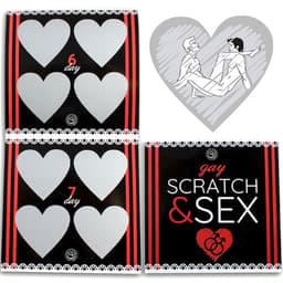 SecretPlay Scratch & Sex Gay, Detailansicht der Rubbelfelder