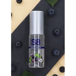 Stimul8 S8, Seitenansicht der Flasche mit Verschlusskappe und Etikett