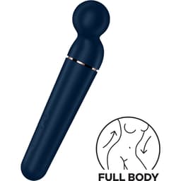 Roségoldener Akzent am Schaft des Satisfyer Planet Wand-er im Detail
