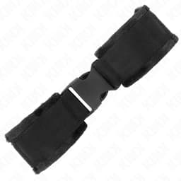Kink Handgelenkfesseln in Rot-Schwarz im Größenvergleich, verstellbar 25–35 cm