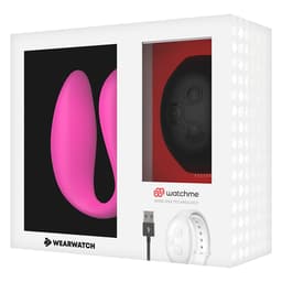 Wearwatch WatchMe Vibrator Fuchsia/Azabache, Detailansicht der Bedienelemente