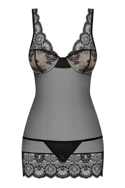 Obsessive 853 Chemise mit passendem String, Gesamtansicht