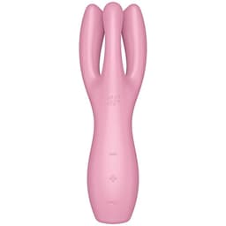Verpackung des Satisfyer Threesome 3, in ruhiger Produktinszenierung