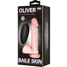 Baile Oliver Vibrator, Nahaufnahme der Spitze mit realistischer Formgebung