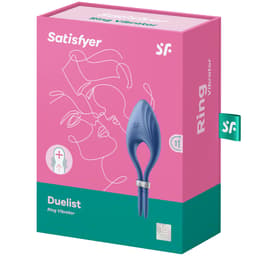 Satisfyer Duelist Vibro-Penisring am USB-Magnetladekabel angeschlossen