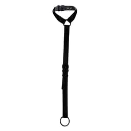 Cut4Men Body-Harness in Schwarz, Detailaufnahme des Unterteils mit Metallring