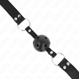 Kink Ballknebel, Nahaufnahme der Oberflächenstruktur der Kugel