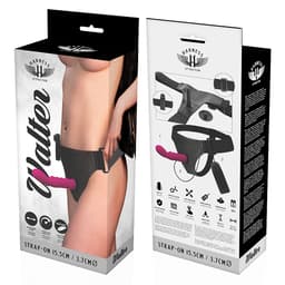 Harness Attraction Strap-on mit Vibration – Modellserie – Walter (15,5 cm / Ø 3,7 cm), Ansicht 20