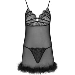 Livco Corsetti Zerunam Babydoll von hinten, Länge über der Oberschenkellinie