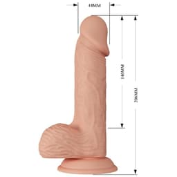Baile Schöne Begegnung Catoblepas Vibrator, Ansicht von schräg oben auf den gesamten Schaft