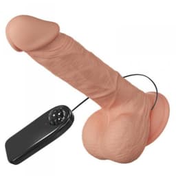 Baile Schöne Begegnung Bahamut Vibrator, Gesamtansicht des realistischen Vibrationsdildos