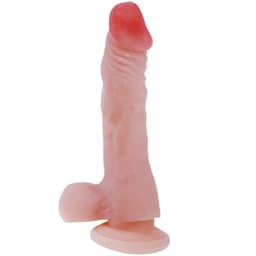Baile – realistischer TPR-Dildo mit Hoden und Saugnapf – 21.6 cm, Ansicht 8