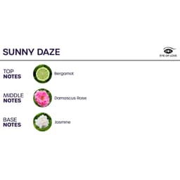 Eye of Love Bloom Sunny Daze Raumspray im Größenvergleich zur Hand