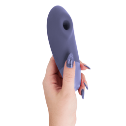 Womanizer Enhance Klitorisstimulator mit Pleasure Air, Bedienknöpfe für Luftimpuls und Vibration im Detail