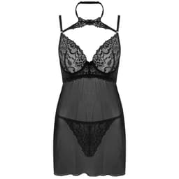 Schwarze Schleife in der Mitte des Livco Corsetti Binella BHs in Nahaufnahme