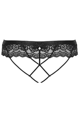 Obsessive 854 String ouvert kombiniert mit der passenden Chemise