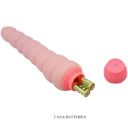 Verpackung des Baile Flexi Vibe Spine Analvibrators in Produktfotografie