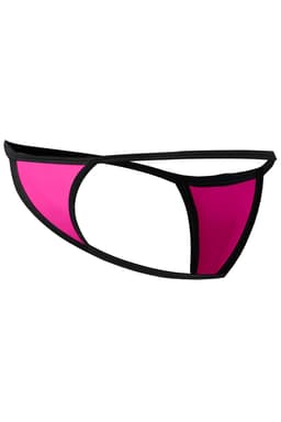Cut4Men Mini Tanga Kini in Pink, Nahaufnahme des elastischen Materials
