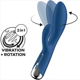 Originalverpackung des Satisfyer Spinning Rabbit 1 mit Produktabbildung
