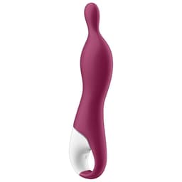 Satisfyer A-Mazing 1 seitlich, gebogener Schaft und Griff im Detail