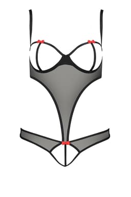 Passion Devil Collection Body in Schwarz, Gesamtansicht von vorne