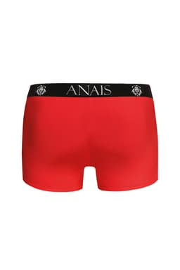 Anais for Men Boxershorts in Rot, Detailaufnahme des glatten, blickdichten Stoffs