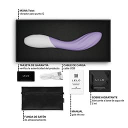 Lelo Mona Twist in der Hand zum Größenvergleich in Studioaufnahme
