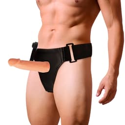 Harness Attraction Hollow-Strap-on – Modellserie – Willian – mit Vibration (17 cm / Ø 4,5 cm), Ansicht 9