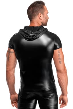 Noir Handmade Kapuzenshirt, Detailansicht des Frontreißverschlusses