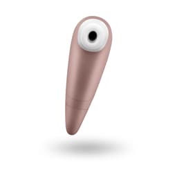Satisfyer 1 Next Generation in der Anwendung gehalten, klar erkennbare Formgebung