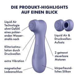 Satisfyer Pro 2 Generation 3 komplett mit Verpackung und Zubehör