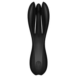 Satisfyer Threesome 2 Auflegevibrator in Schwarz, Gesamtansicht