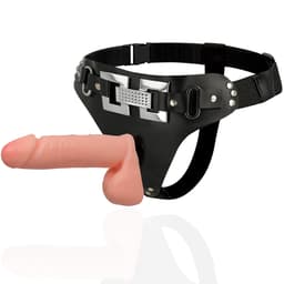 Harness Attraction Strap-on mit Vibration – Modellserie – Deluxe – realistisch (18 cm / Ø 4,5 cm), Ansicht 57