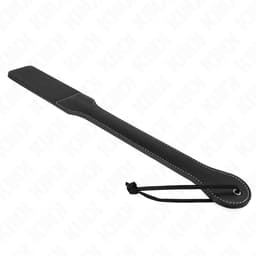 Kink Paddle Fein mit Langgriff liegend fotografiert, Länge und Breite im Größenvergleich