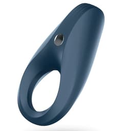 Satisfyer Vibrierring 1, Nahaufnahme der Bedientaste am Silikonring