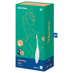 Bedienfeld des Satisfyer Twirling Joy in Nahaufnahme in Produktfotografie