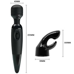 Baile Sinnlicher Massagestab, Batteriefach geöffnet