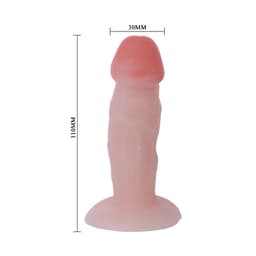 Baile Analplug in der Hand gehalten, Durchmesser von 3 cm sichtbar