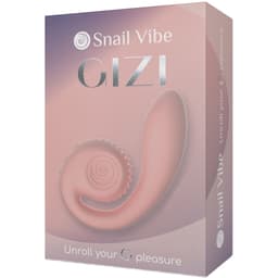 Snail Vibe Gizi, Nahaufnahme der Druckknopf-Bedienung und Geschwindigkeitsstufen