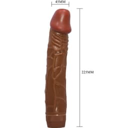 Verpackung des Baile Bob Vibrators im Mulattenton mit Produktabbildung und Herstellerangaben