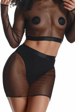 Demoniq LadyX Charo Set, Nahaufnahme der Verschlüsse am Rücken