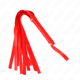 Kink – Peitsche mit breitem Schwanz in , 48,5 cm – Rot, Ansicht 9