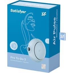 Satisfyer Pro To Go 3 Klitoris-Stimulator aus medizinischem Silikon am magnetischen USB-Ladekabel beim Aufladen