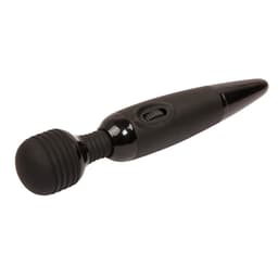 Baile Power Wand von der Seite, biegsamer Hals und Rillenkopf im Detail