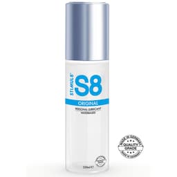 Stimul8 S8 Original Gleitgel, Verpackung mit Produktinformationen