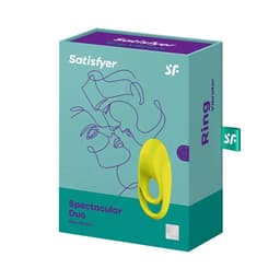 Bedienknopf des Satisfyer Spectacular Duo Vibrationsrings im Detail
