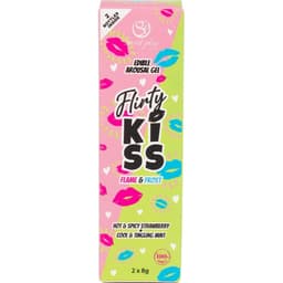 SecretPlay Flirty Kiss, geöffnete Gel-Tube mit sichtbarer Textur im Detail
